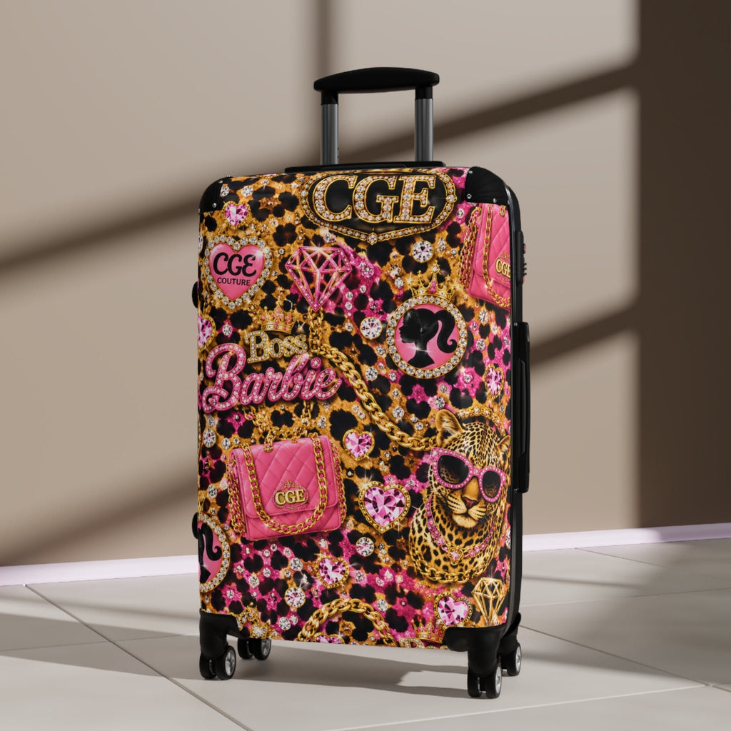 CGE Boss Barbie Luxury Travel Suitcase ✈️💎 - CGE Teddy Couture