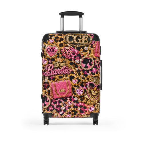 CGE Boss Barbie Luxury Travel Suitcase ✈️💎 - CGE Teddy Couture