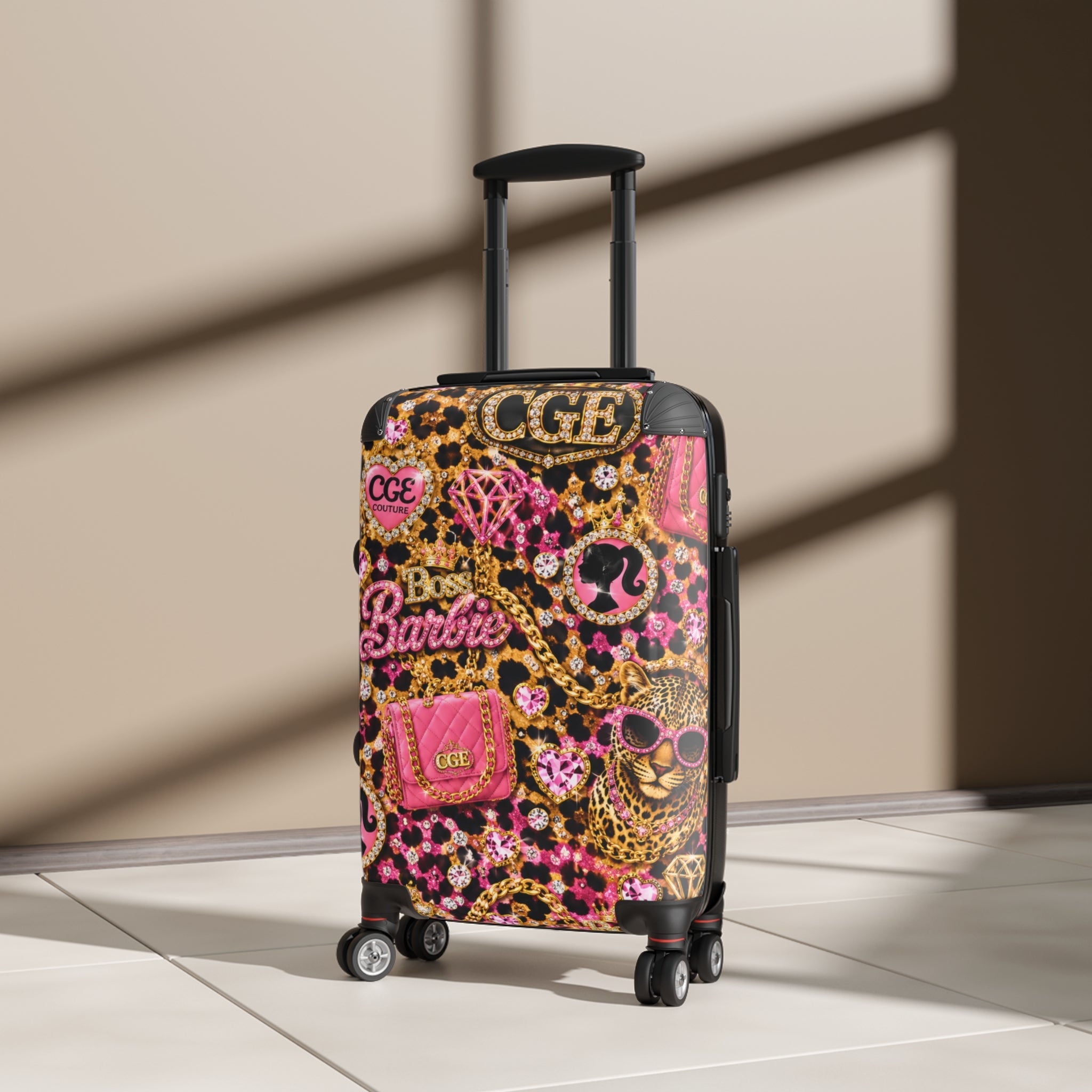 CGE Boss Barbie Luxury Travel Suitcase ✈️💎 - CGE Teddy Couture