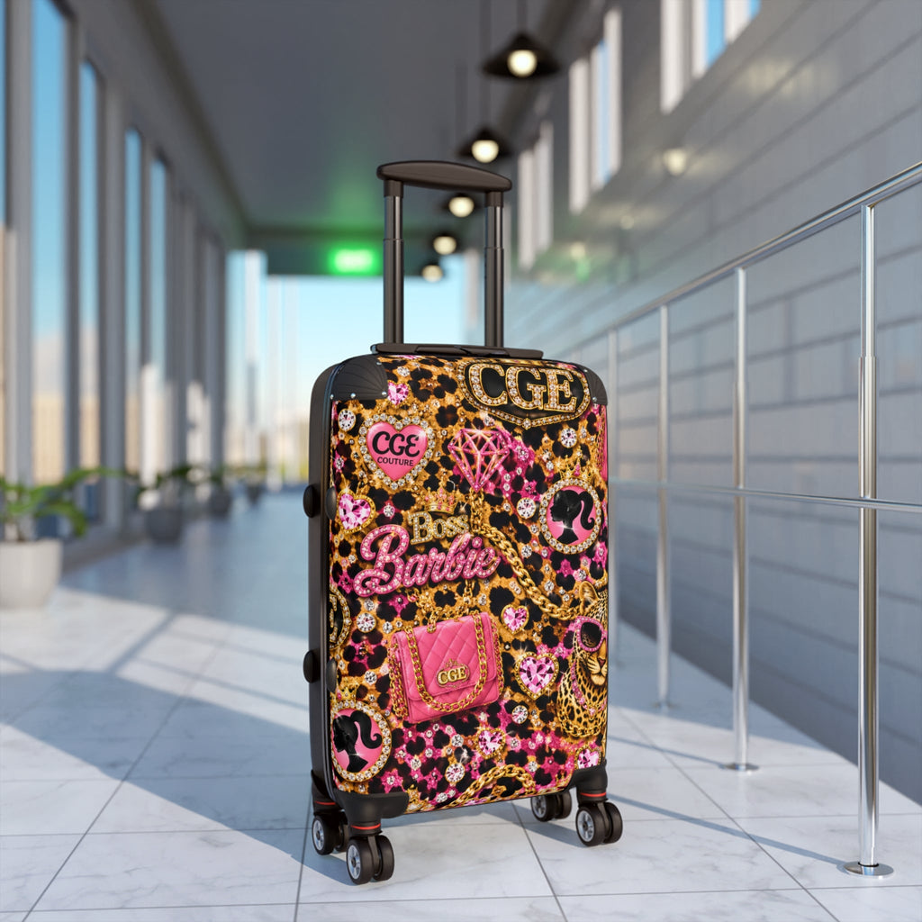 CGE Boss Barbie Luxury Travel Suitcase ✈️💎 - CGE Teddy Couture