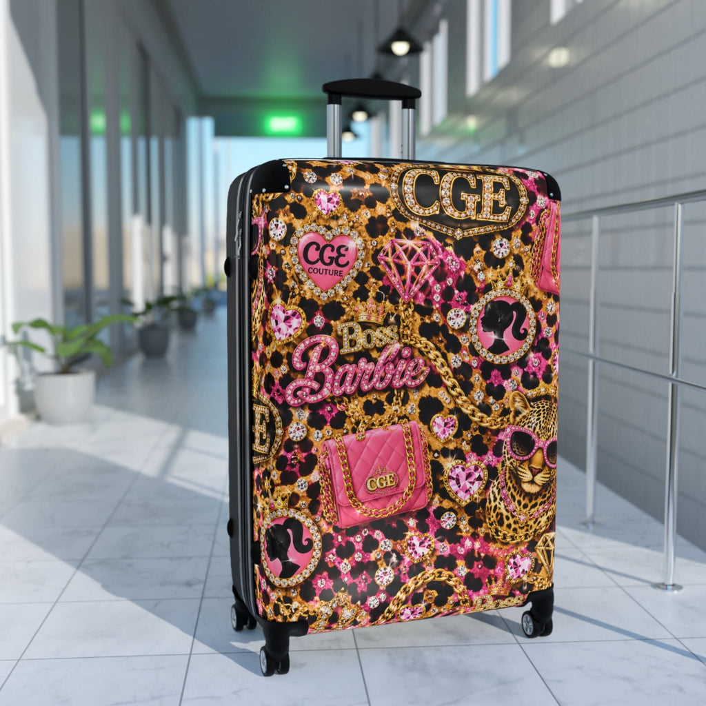CGE Boss Barbie Luxury Travel Suitcase ✈️💎 - CGE Teddy Couture
