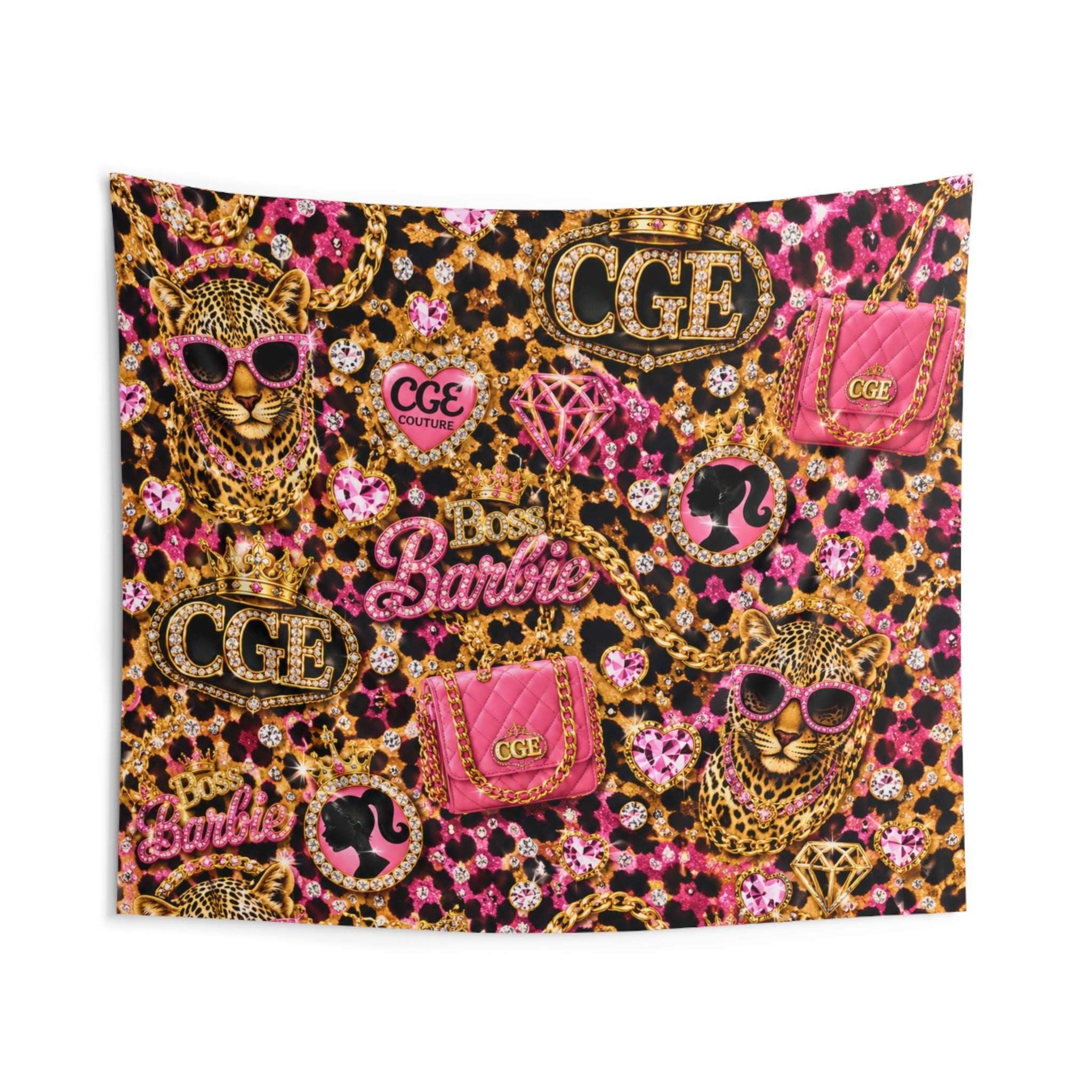 CGE Dubai Glam Luxury Wall Tapestry ✨💎 - CGE Teddy Couture