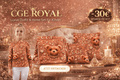 CGE Royal Komplett Set – Luxus Designer Outfit & Home Set für Kinder (Shirt, Leggings, Decke & Kissen) - CGE Teddy Couture