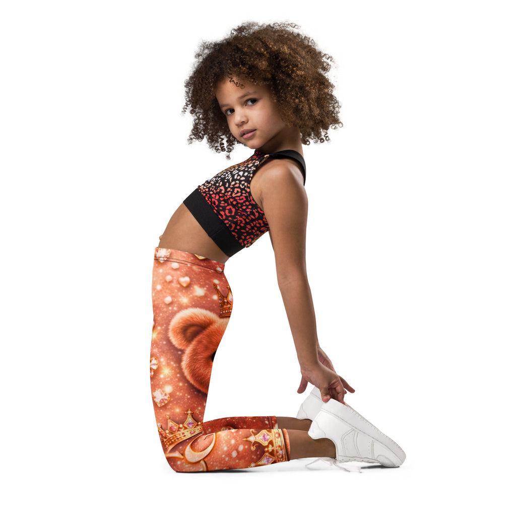 CGE Royal Komplett Set – Luxus Designer Outfit & Home Set für Kinder (Shirt, Leggings, Decke & Kissen) - CGE Teddy Couture