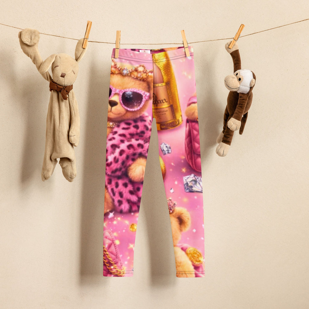 CGE Teddy Couture Kids Leggings – Pink Glam - CGE Teddy Couture