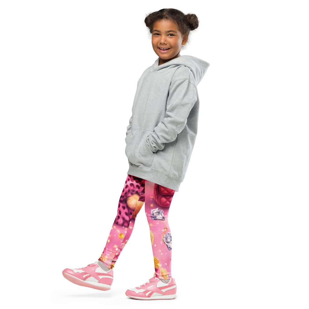 CGE Teddy Couture Kids Leggings – Pink Glam - CGE Teddy Couture