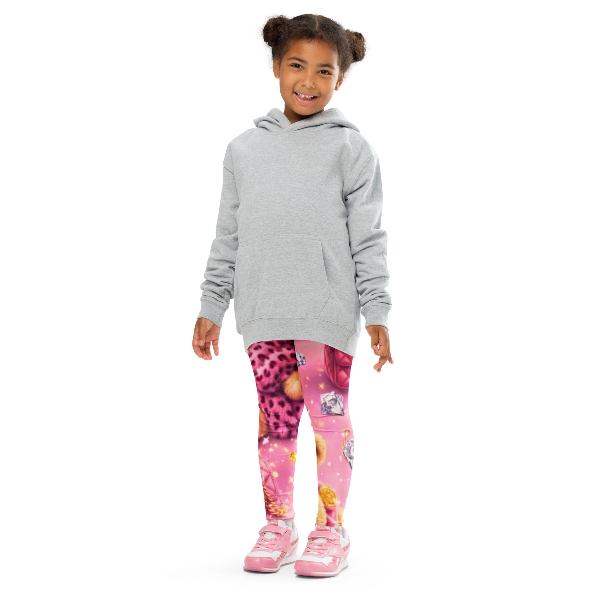 CGE Teddy Couture Kids Leggings – Pink Glam - CGE Teddy Couture
