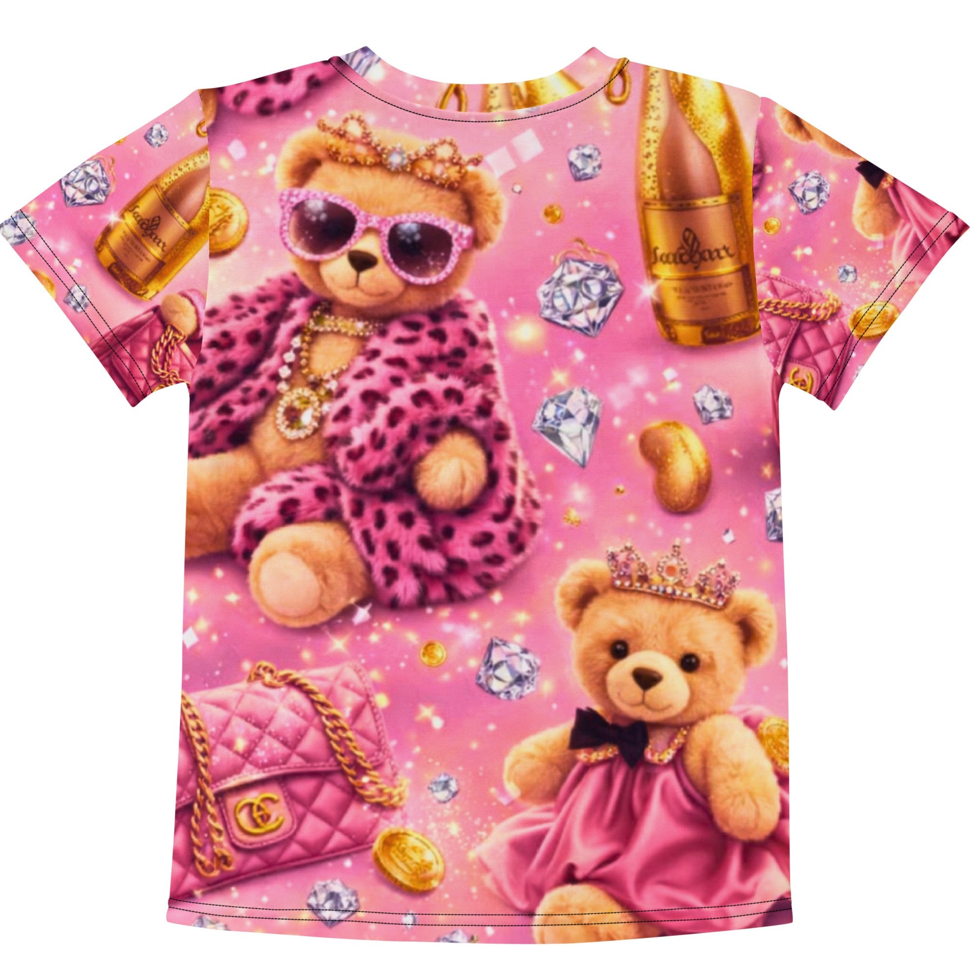 CGE Teddy Couture Kids T-Shirt – Pink Glam - CGE Teddy Couture