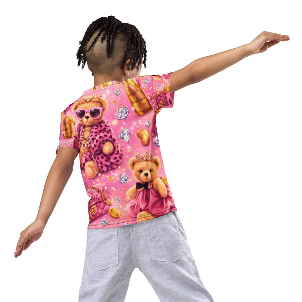 CGE Teddy Couture Kids T-Shirt – Pink Glam - CGE Teddy Couture