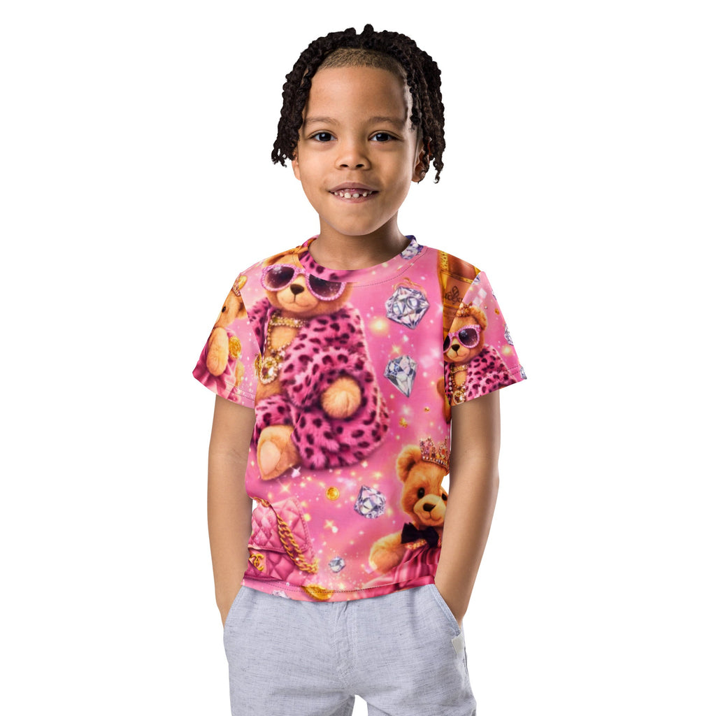 CGE Teddy Couture Kids T-Shirt – Pink Glam - CGE Teddy Couture
