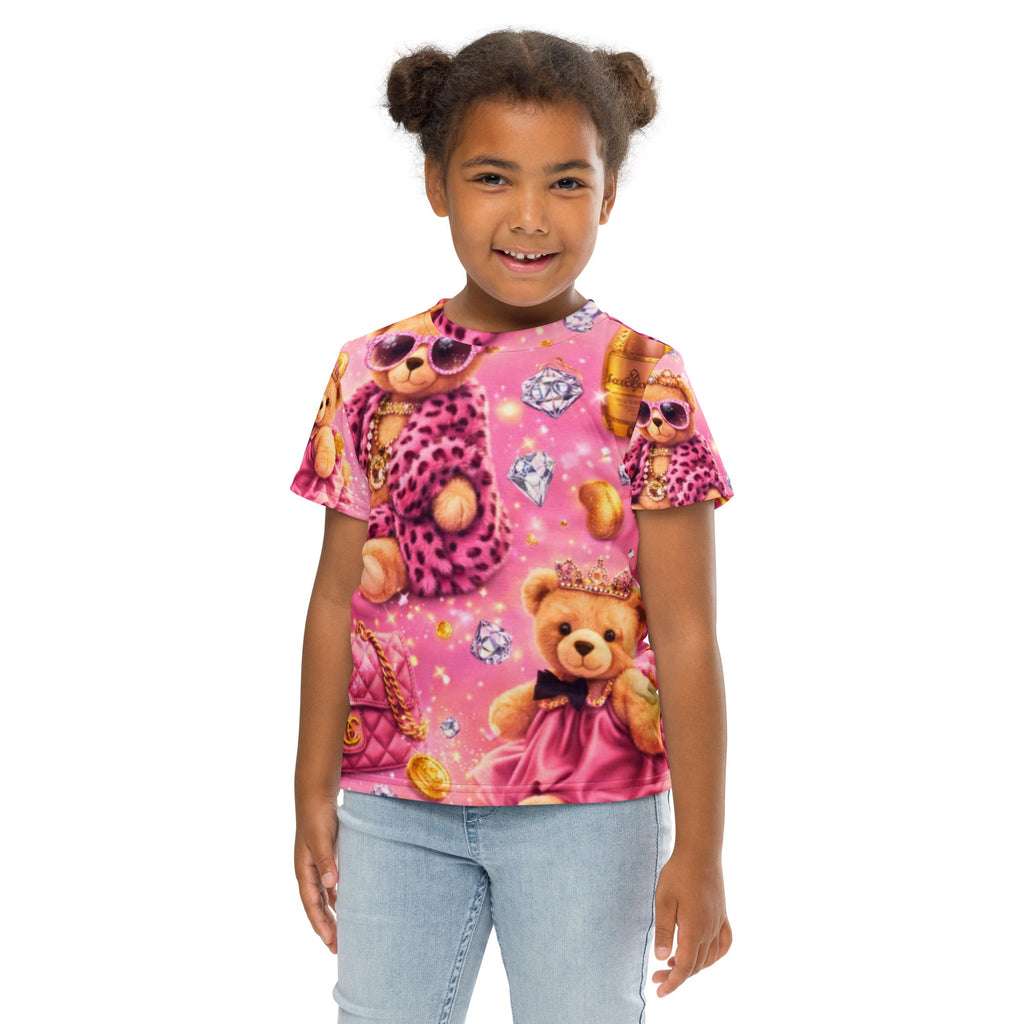 CGE Teddy Couture Kids T-Shirt – Pink Glam - CGE Teddy Couture
