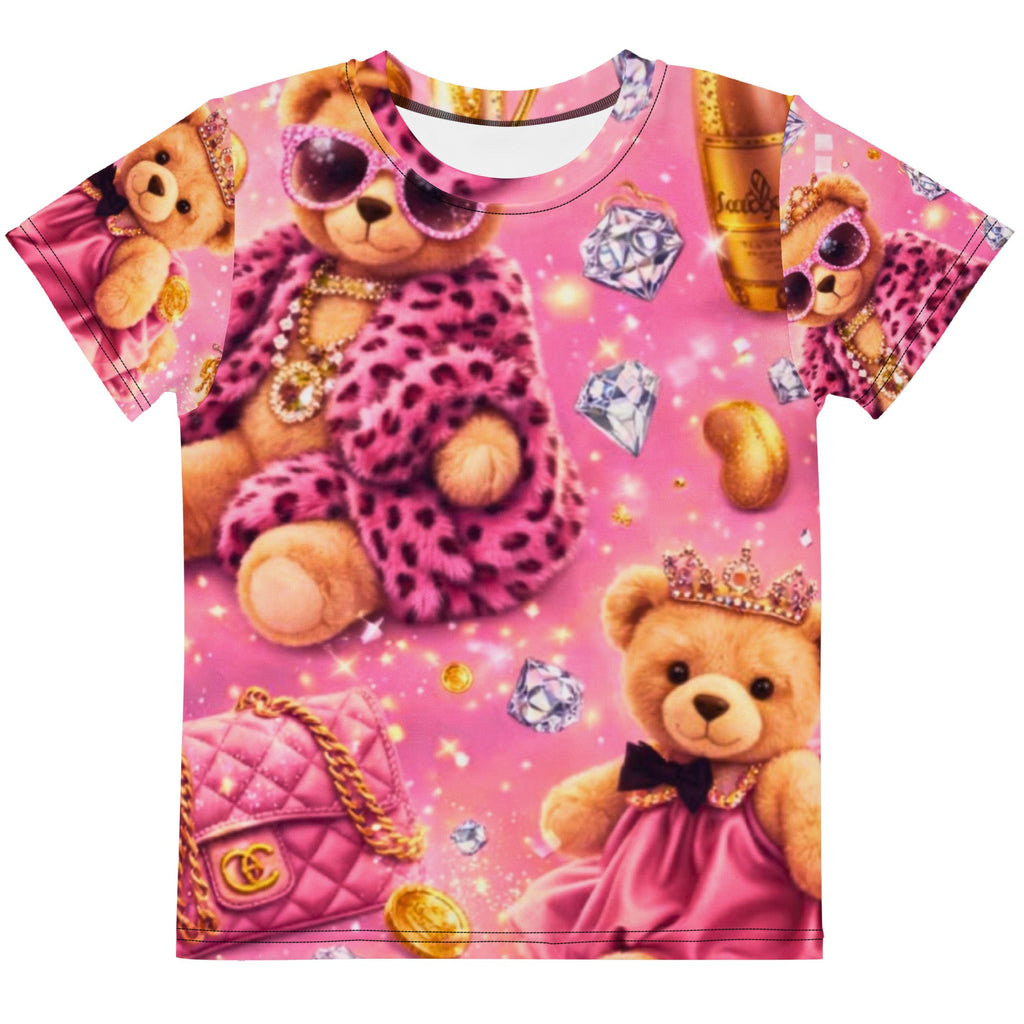 CGE Teddy Couture Kids T-Shirt – Pink Glam - CGE Teddy Couture