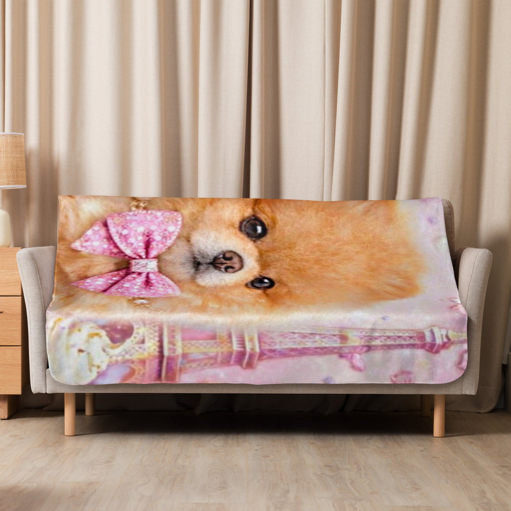 CGE Teddy Couture Kuscheldecke – Luxus Pomeranian Paris Design 🧸✨ - CGE Teddy Couture