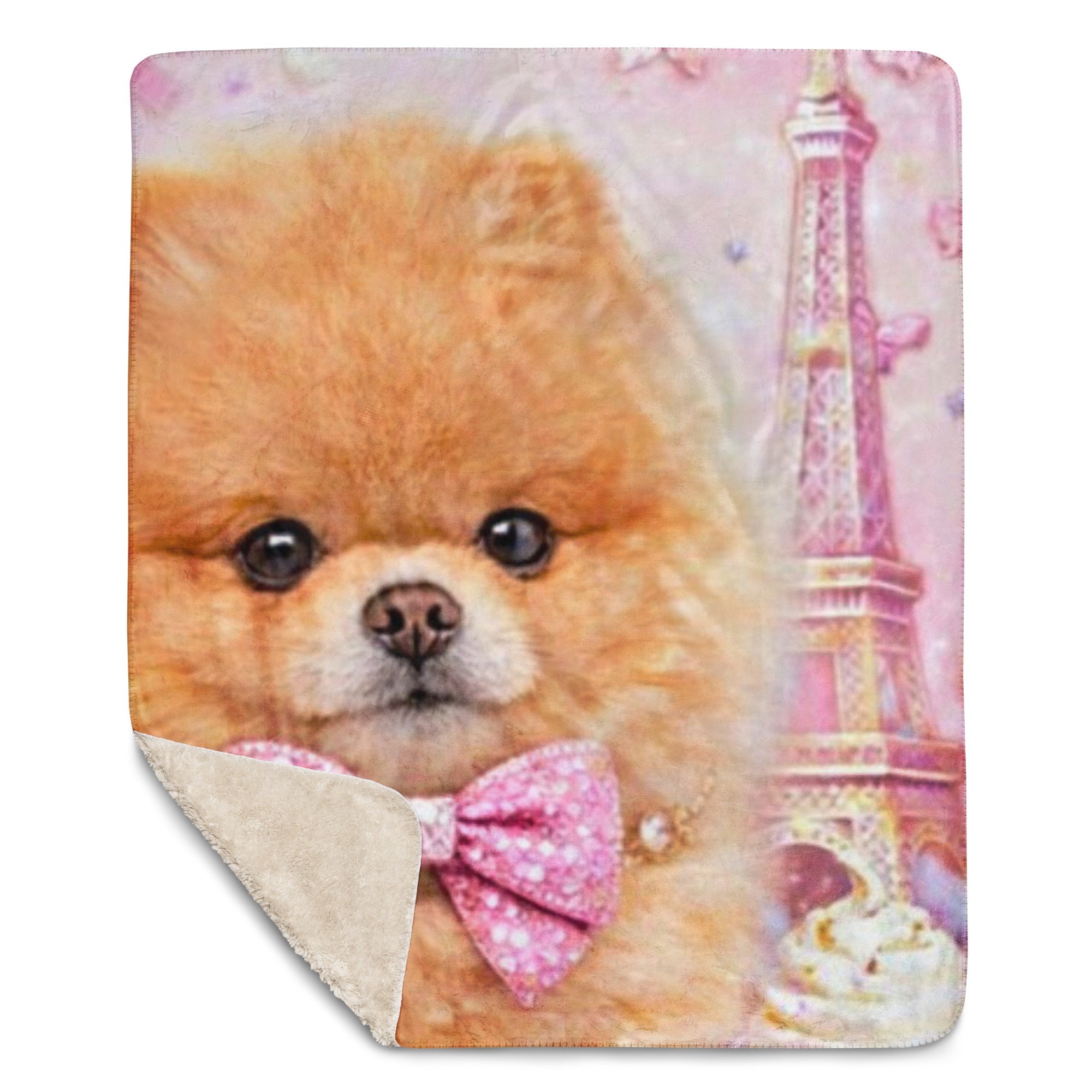 CGE Teddy Couture Kuscheldecke – Luxus Pomeranian Paris Design 🧸✨ - CGE Teddy Couture