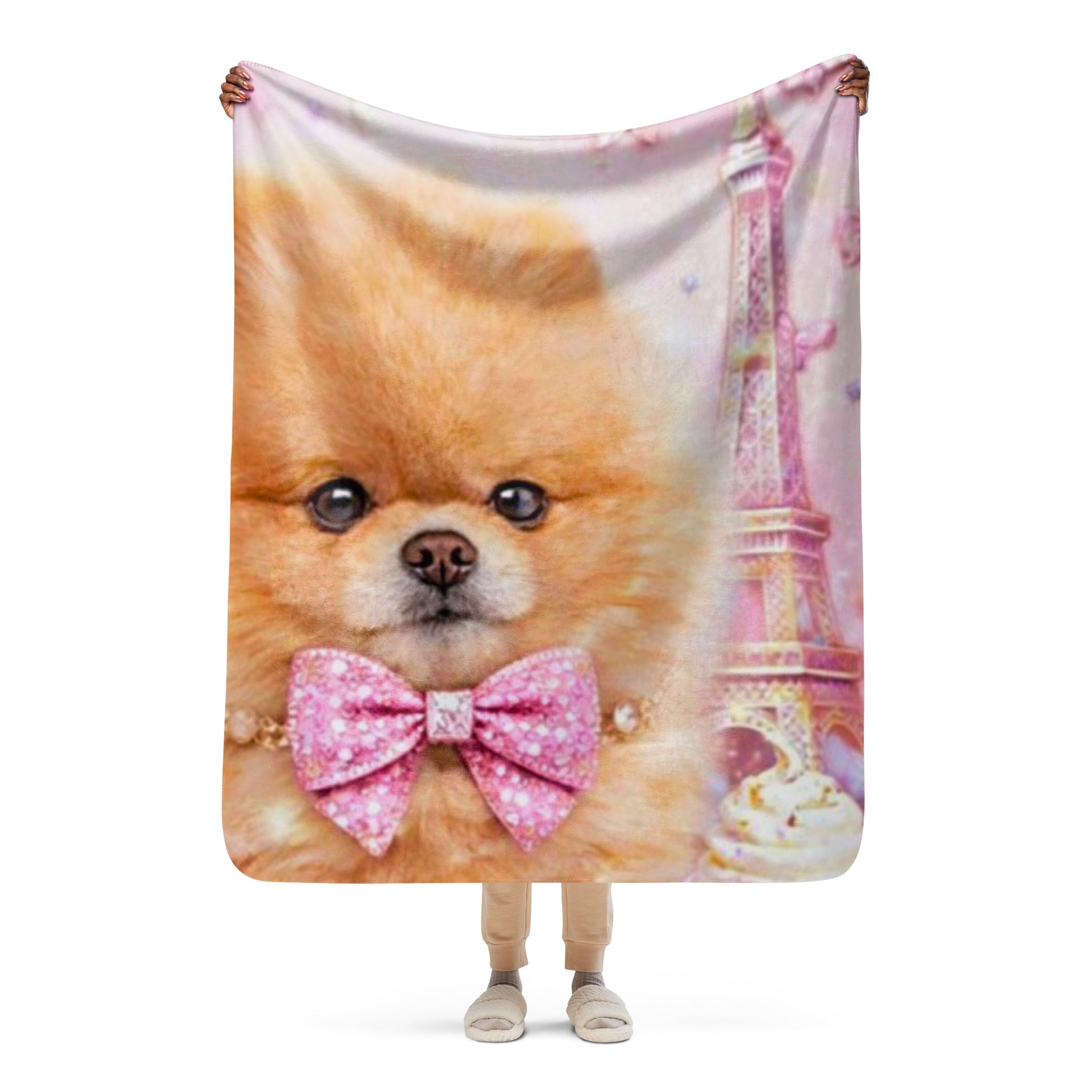 CGE Teddy Couture Kuscheldecke – Luxus Pomeranian Paris Design 🧸✨ - CGE Teddy Couture