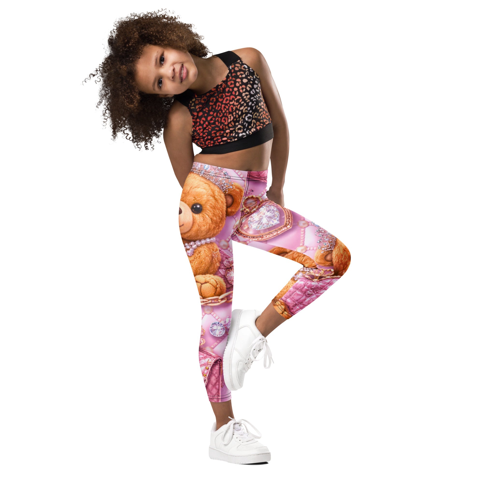 CGE Teddy Kids Leggings – Luxuriöse Kinderleggings im Glam Style - CGE Teddy Couture
