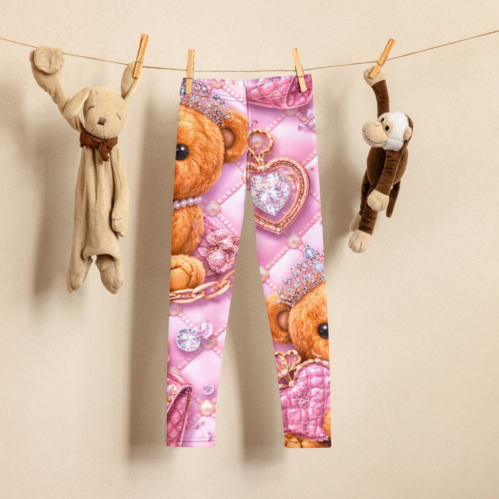 CGE Teddy Kids Leggings – Luxuriöse Kinderleggings im Glam Style - CGE Teddy Couture