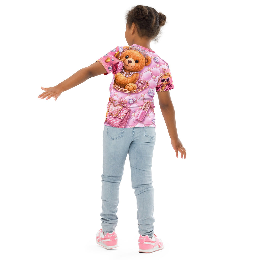 CGE Teddy Kids T-Shirt – Stylisches Kinder Shirt im Glam Design - CGE Teddy Couture