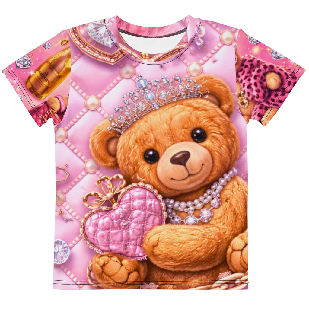CGE Teddy Kids T-Shirt – Stylisches Kinder Shirt im Glam Design - CGE Teddy Couture