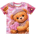 CGE Teddy Kids T-Shirt – Stylisches Kinder Shirt im Glam Design - CGE Teddy Couture
