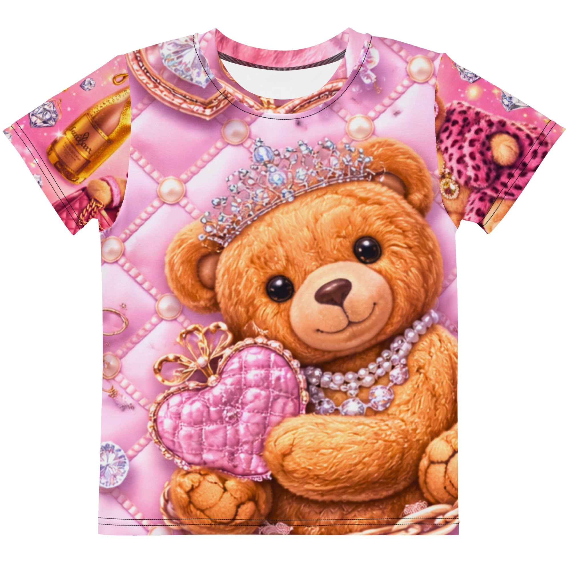 CGE Teddy Kids T-Shirt – Stylisches Kinder Shirt im Glam Design - CGE Teddy Couture