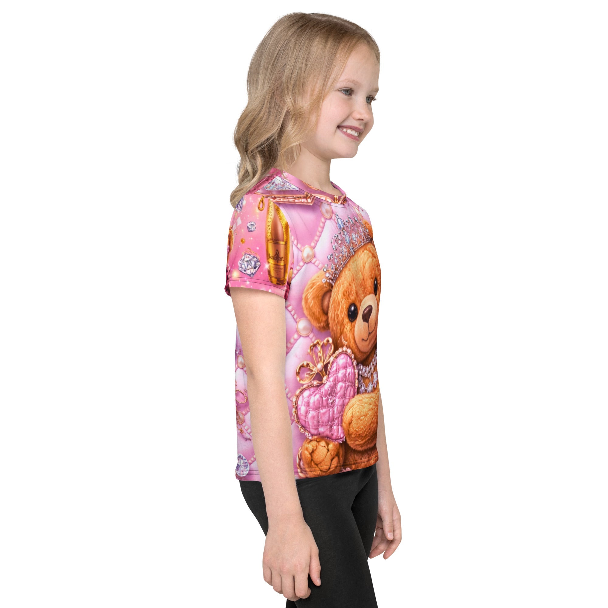 CGE Teddy Kids T-Shirt – Stylisches Kinder Shirt im Glam Design - CGE Teddy Couture