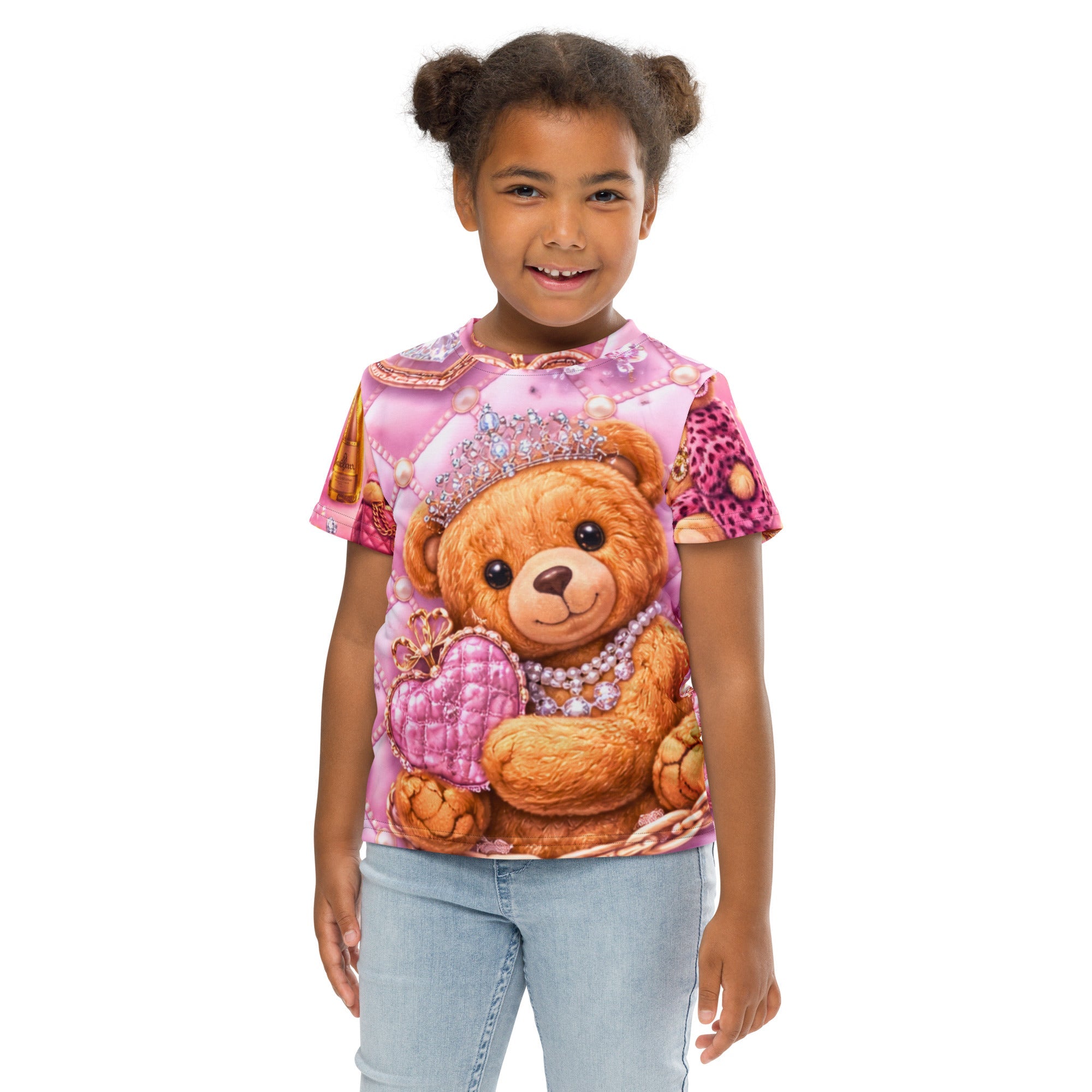 CGE Teddy Kids T-Shirt – Stylisches Kinder Shirt im Glam Design - CGE Teddy Couture