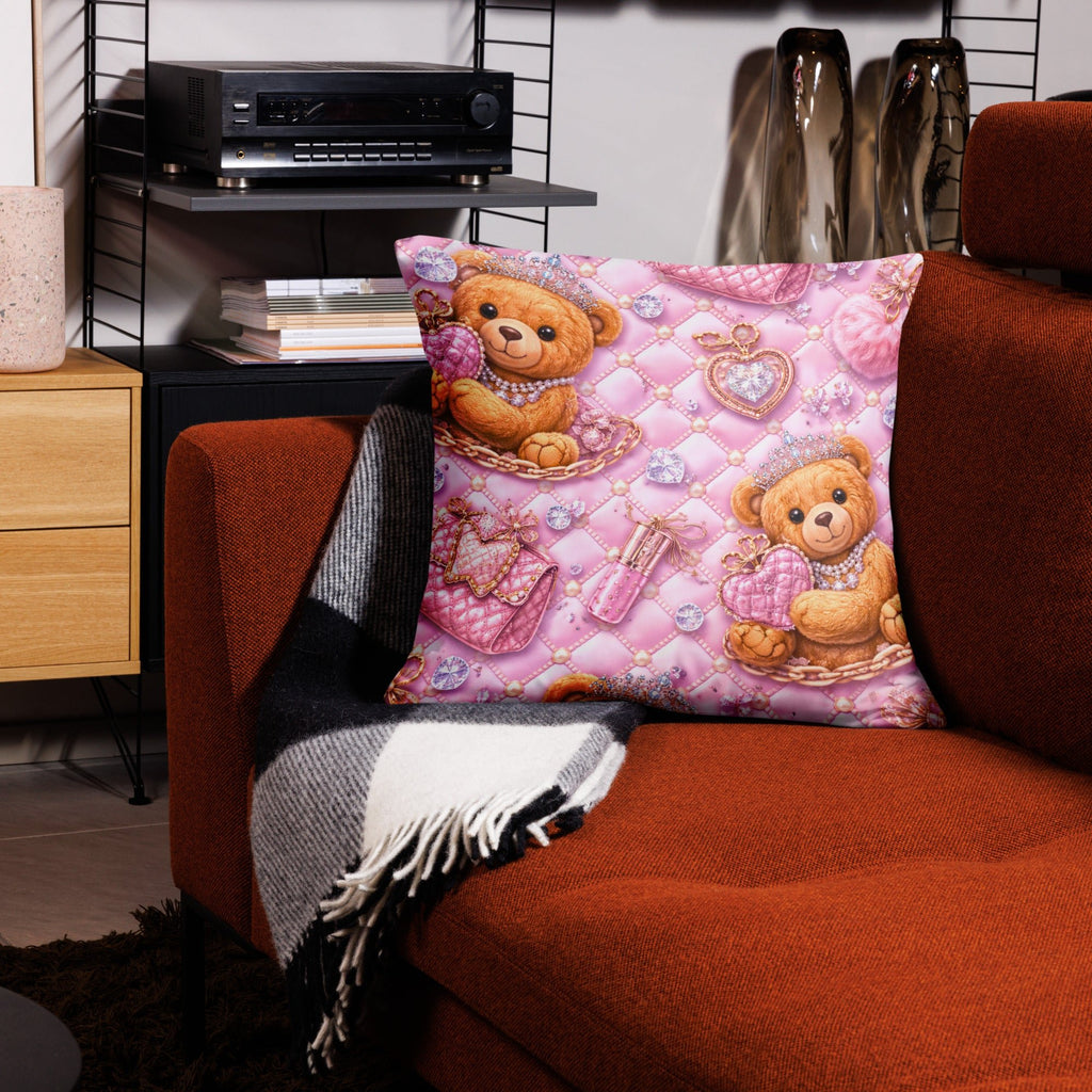 „CGE Teddy Luxe Kissen – Pink Gold Designer Edition“ - CGE Teddy Couture
