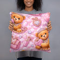 „CGE Teddy Luxe Kissen – Pink Gold Designer Edition“ - CGE Teddy Couture