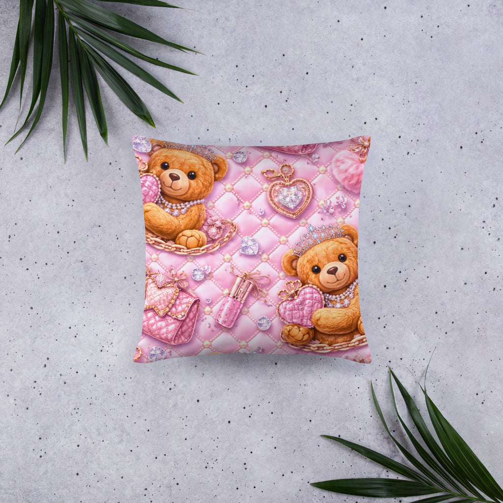 „CGE Teddy Luxe Kissen – Pink Gold Designer Edition“ - CGE Teddy Couture