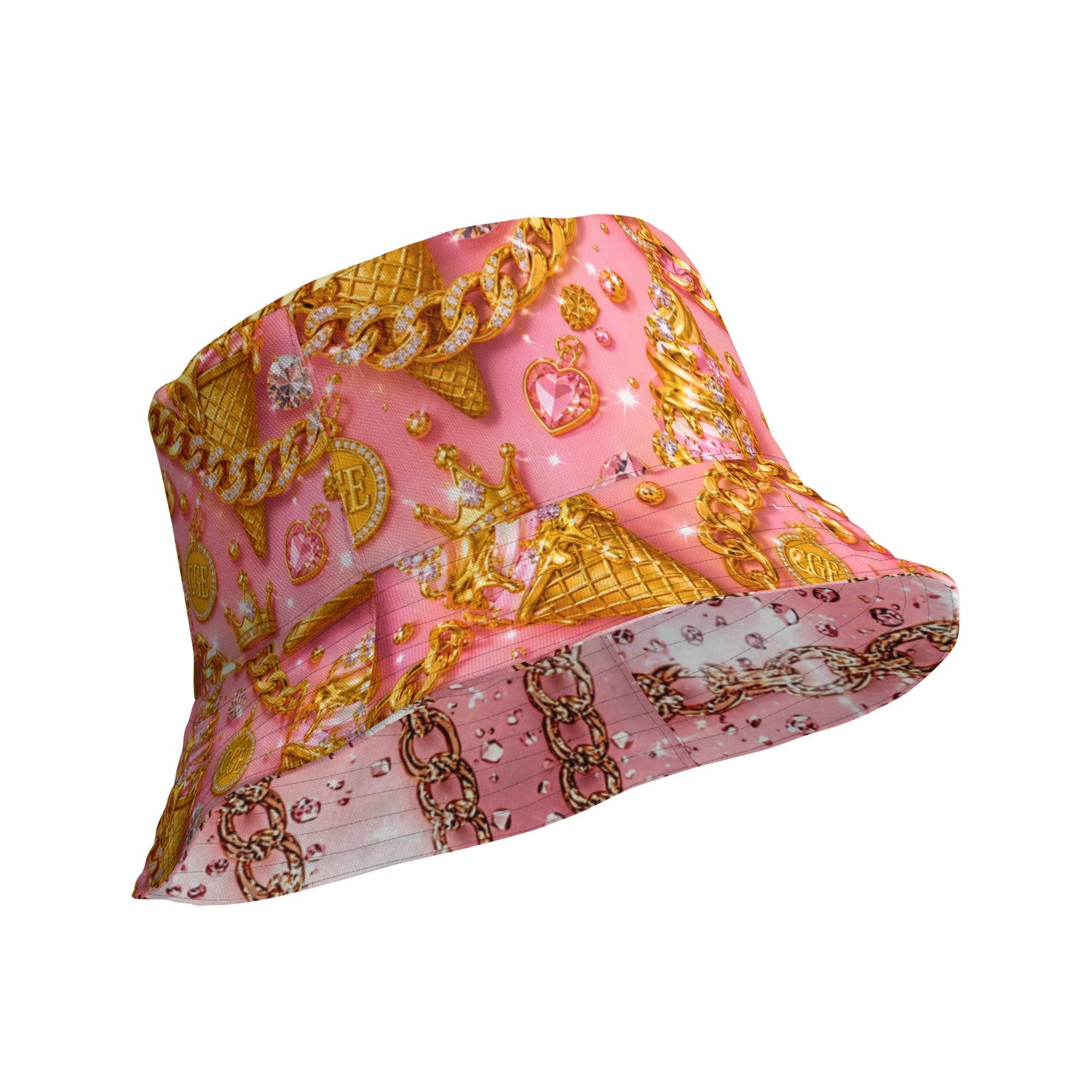 ICE Chain Bucket Hat | Luxury Streetwear by CGE Couture - CGE Teddy Couture