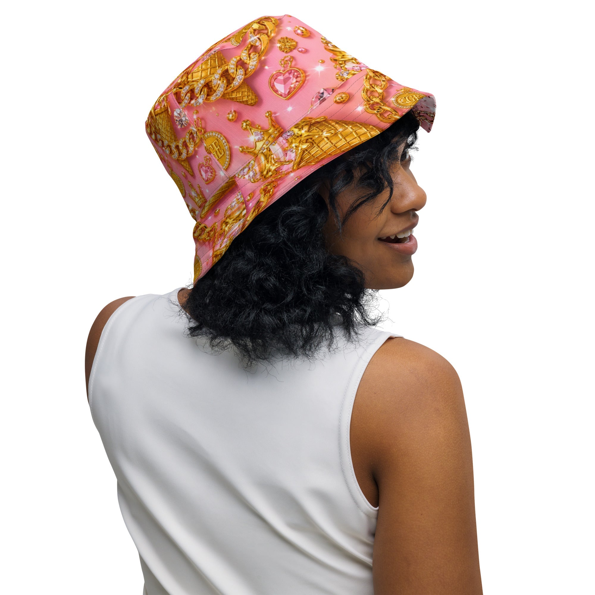 ICE Chain Bucket Hat | Luxury Streetwear by CGE Couture - CGE Teddy Couture