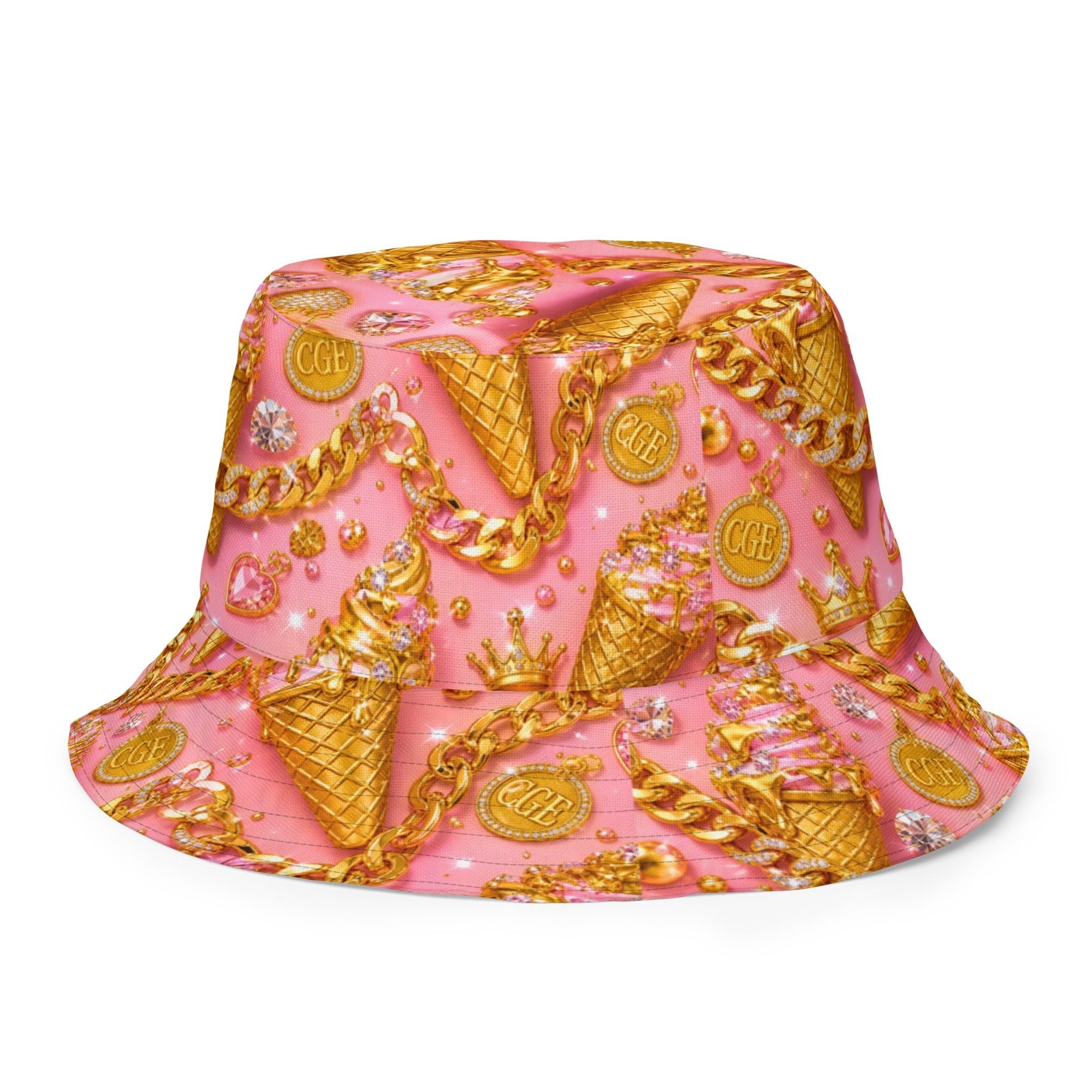 ICE Chain Bucket Hat | Luxury Streetwear by CGE Couture - CGE Teddy Couture
