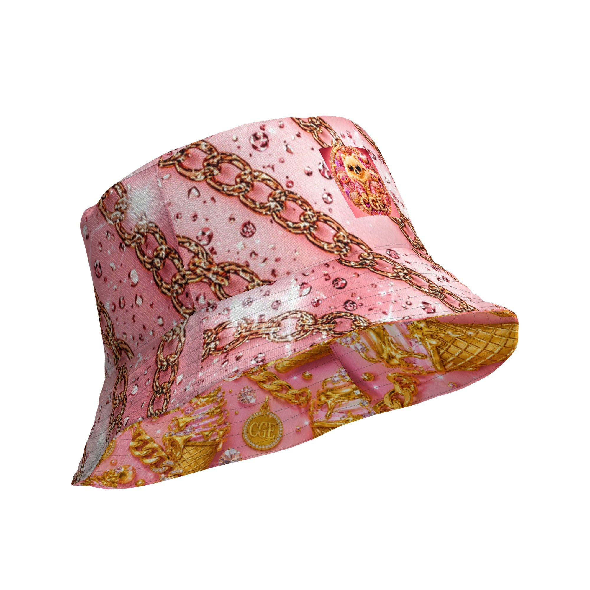 ICE Chain Bucket Hat | Luxury Streetwear by CGE Couture - CGE Teddy Couture