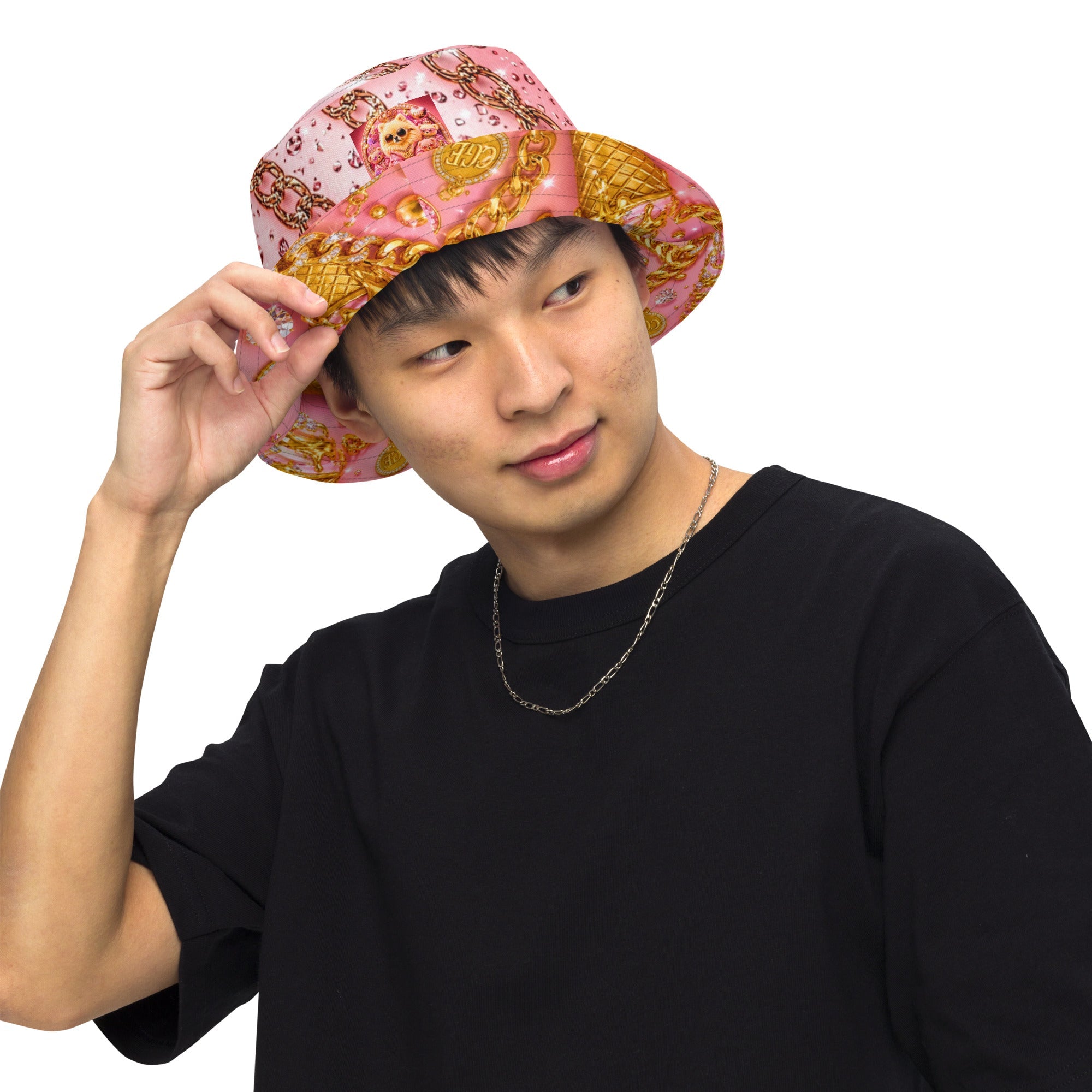 ICE Chain Bucket Hat | Luxury Streetwear by CGE Couture - CGE Teddy Couture