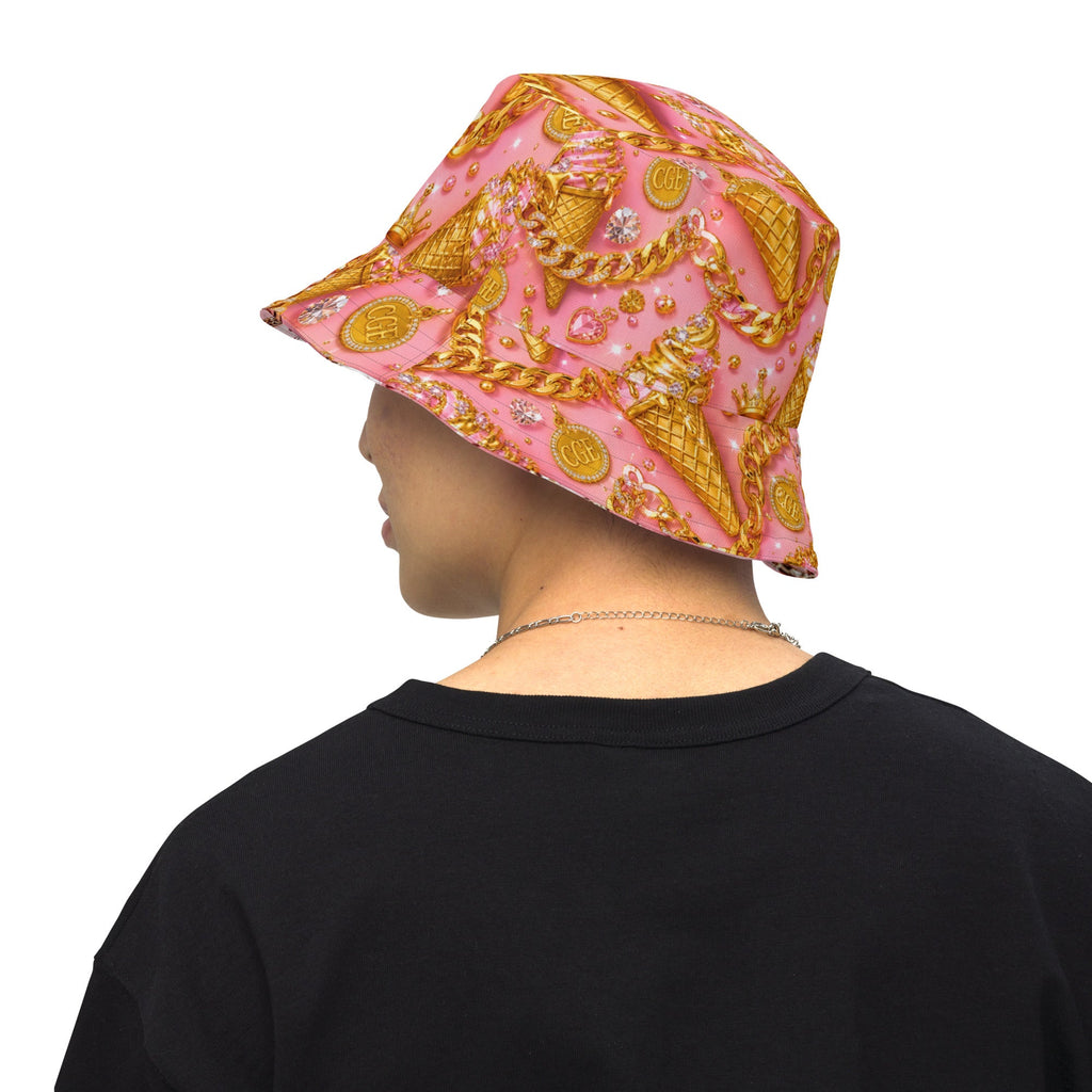 ICE Chain Bucket Hat | Luxury Streetwear by CGE Couture - CGE Teddy Couture