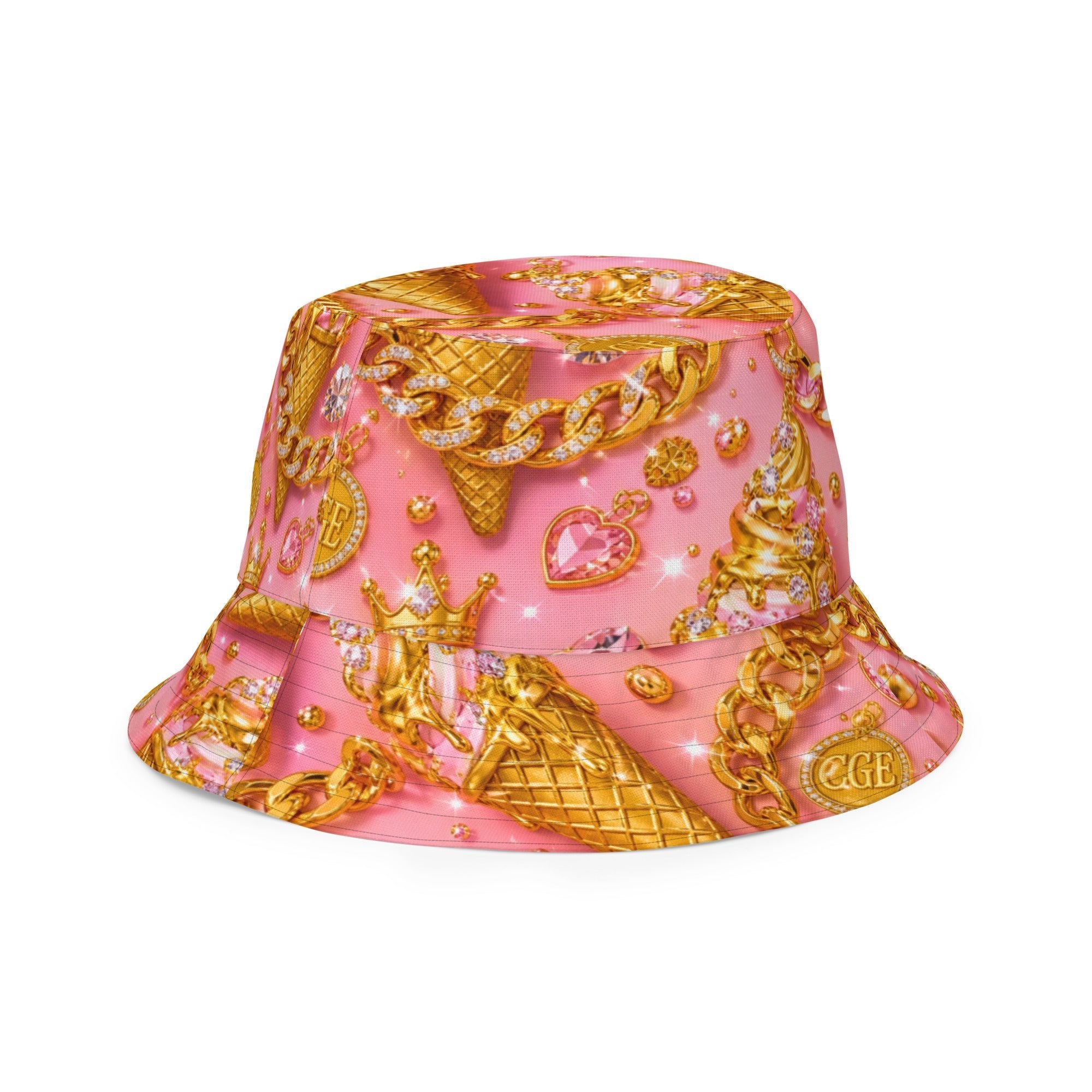 ICE Chain Bucket Hat | Luxury Streetwear by CGE Couture - CGE Teddy Couture