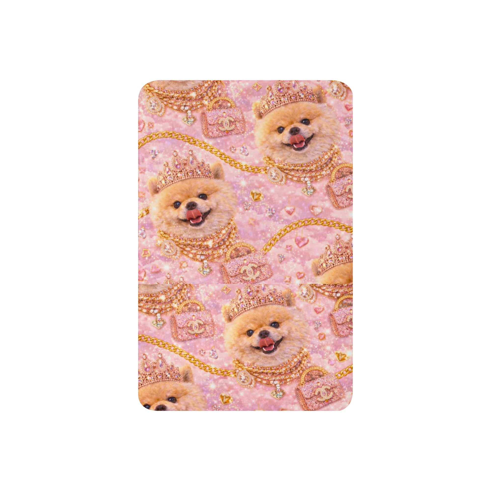 Kiko Glam Decke 👑🐶 | Luxury Babydecke Pink Gold | Limited Edition - CGE Teddy Couture