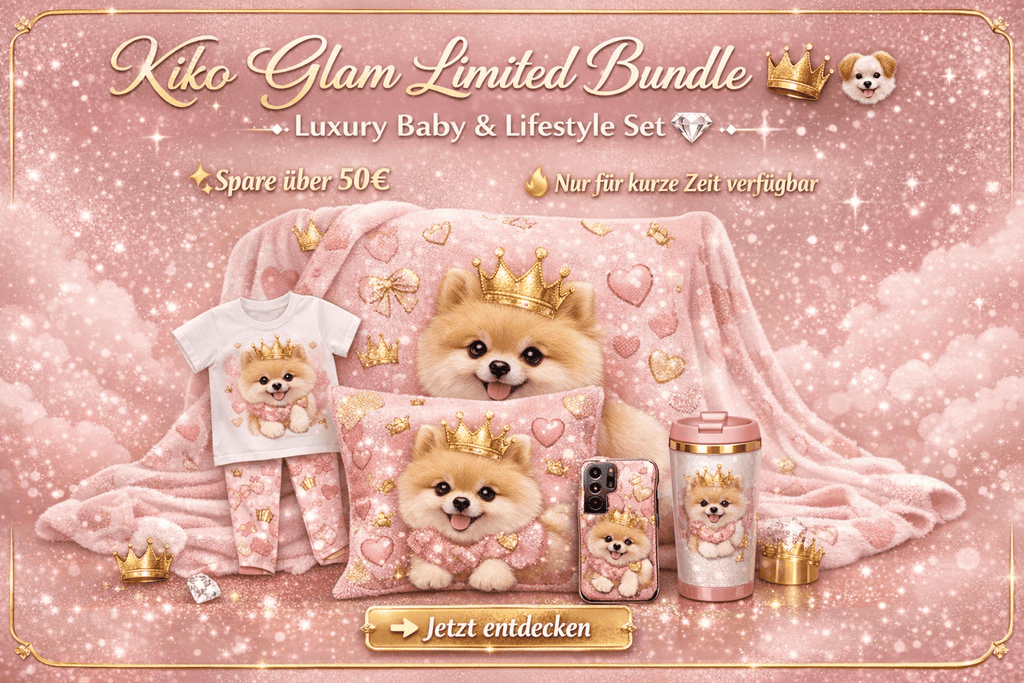 Kiko Glam Limited Bundle 👑🐶 | Luxury Baby & Lifestyle Set | Limited Edition - CGE Teddy Couture