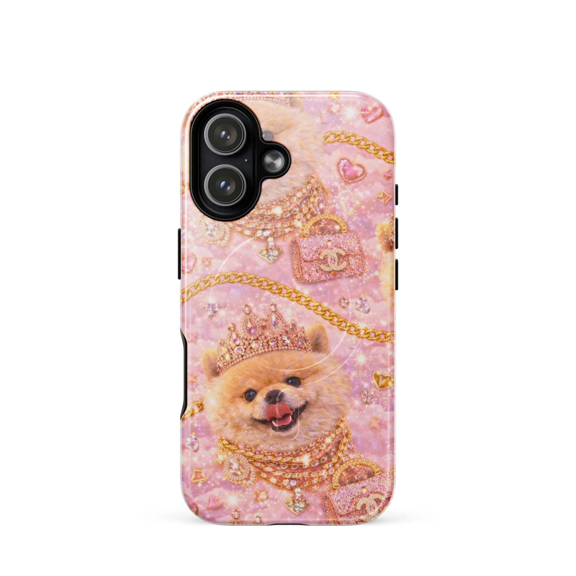 Kiko Glam Samsung Handyhülle 👑🐶 | Luxury Hardcase Pink Gold | Limited Edition - CGE Teddy Couture