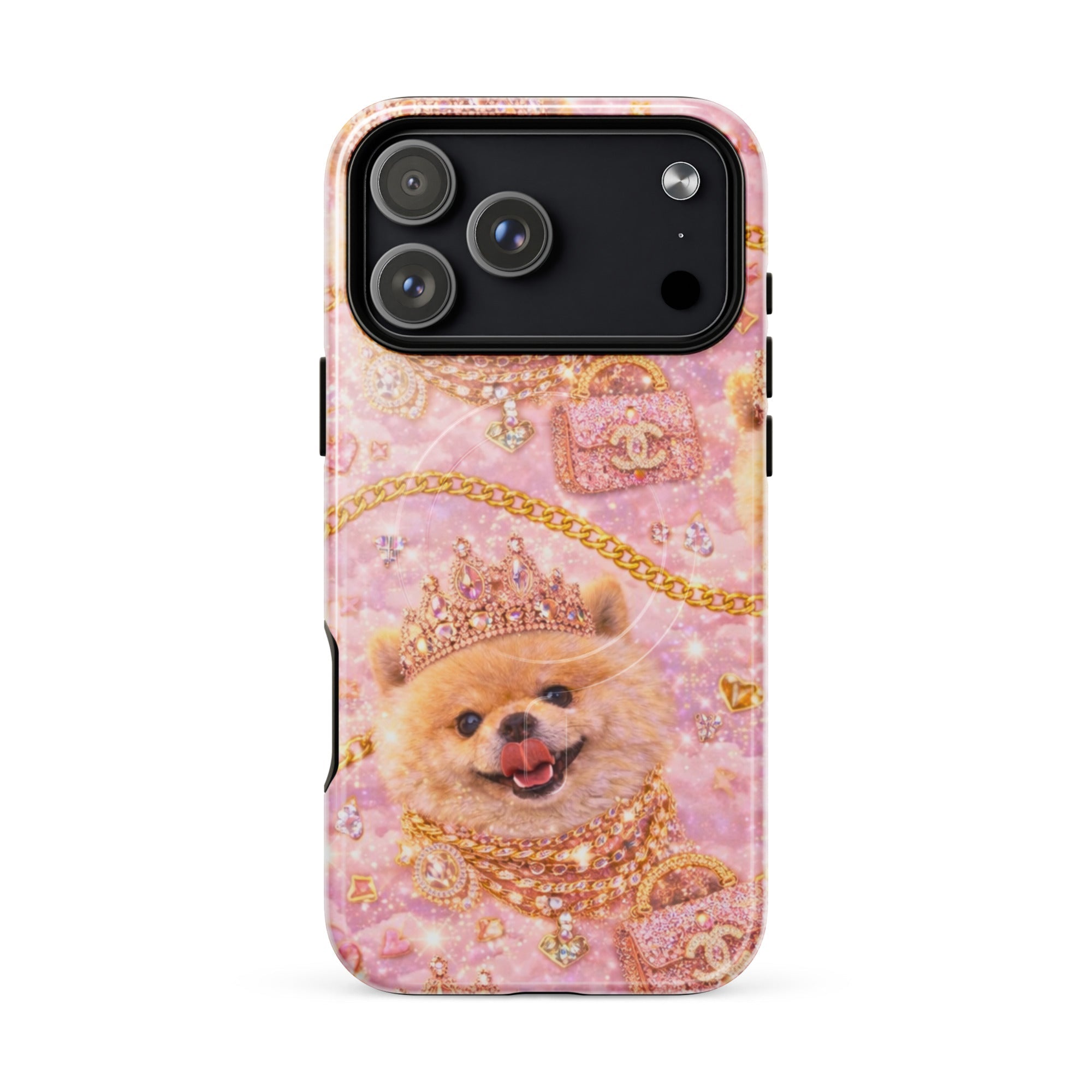 Kiko Glam Samsung Handyhülle 👑🐶 | Luxury Hardcase Pink Gold | Limited Edition - CGE Teddy Couture