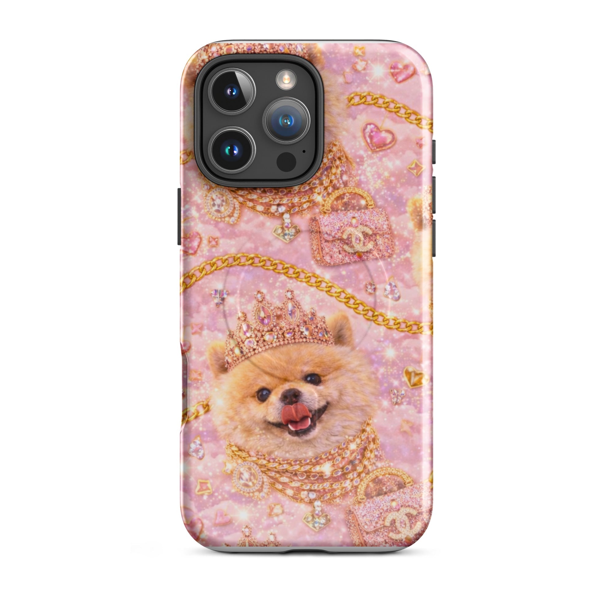 Kiko Glam Samsung Handyhülle 👑🐶 | Luxury Hardcase Pink Gold | Limited Edition - CGE Teddy Couture