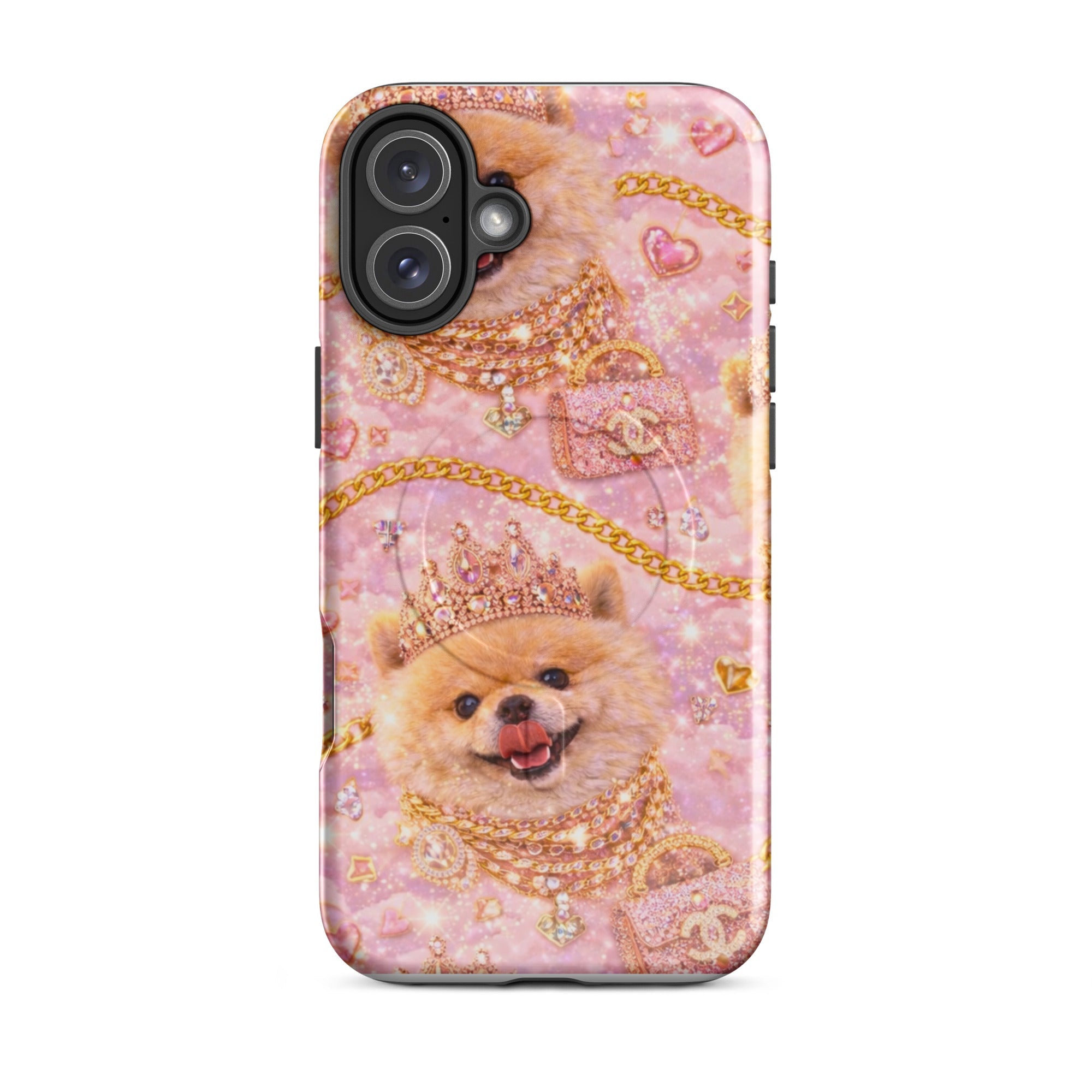 Kiko Glam Samsung Handyhülle 👑🐶 | Luxury Hardcase Pink Gold | Limited Edition - CGE Teddy Couture