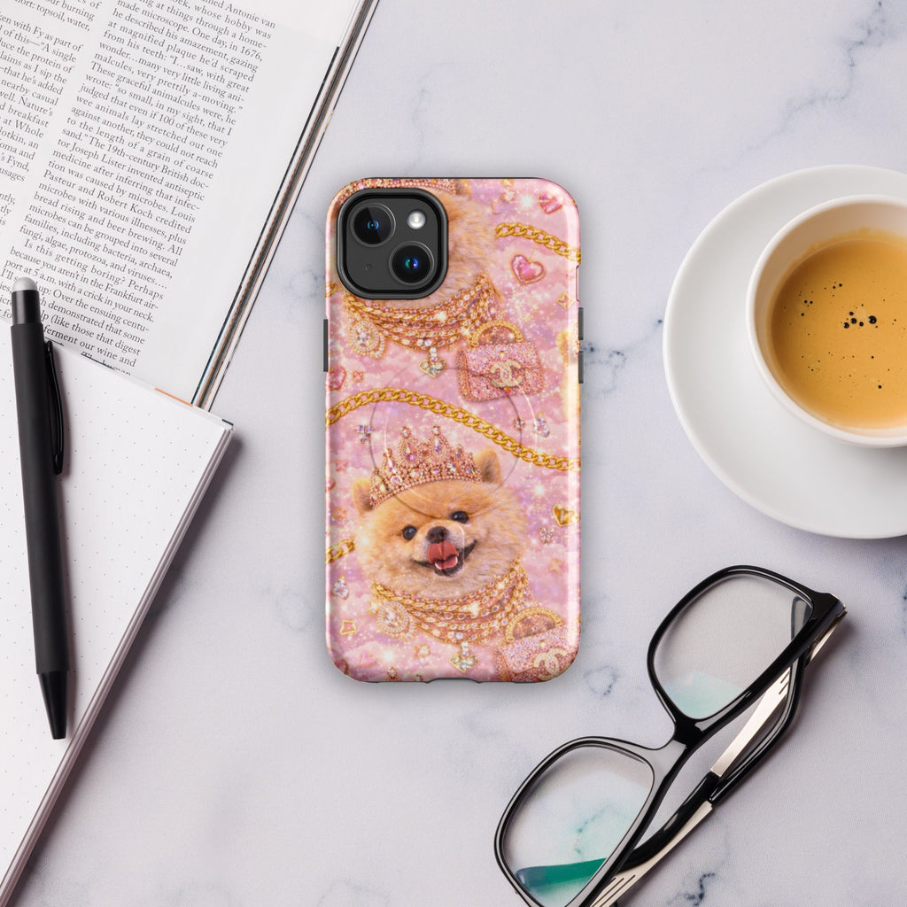 Kiko Glam Samsung Handyhülle 👑🐶 | Luxury Hardcase Pink Gold | Limited Edition - CGE Teddy Couture