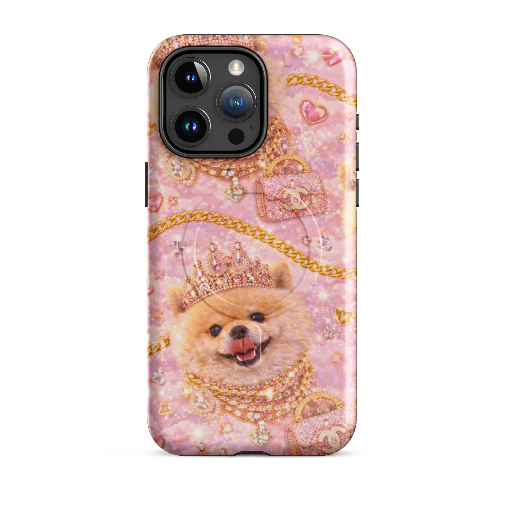 Kiko Glam Samsung Handyhülle 👑🐶 | Luxury Hardcase Pink Gold | Limited Edition - CGE Teddy Couture