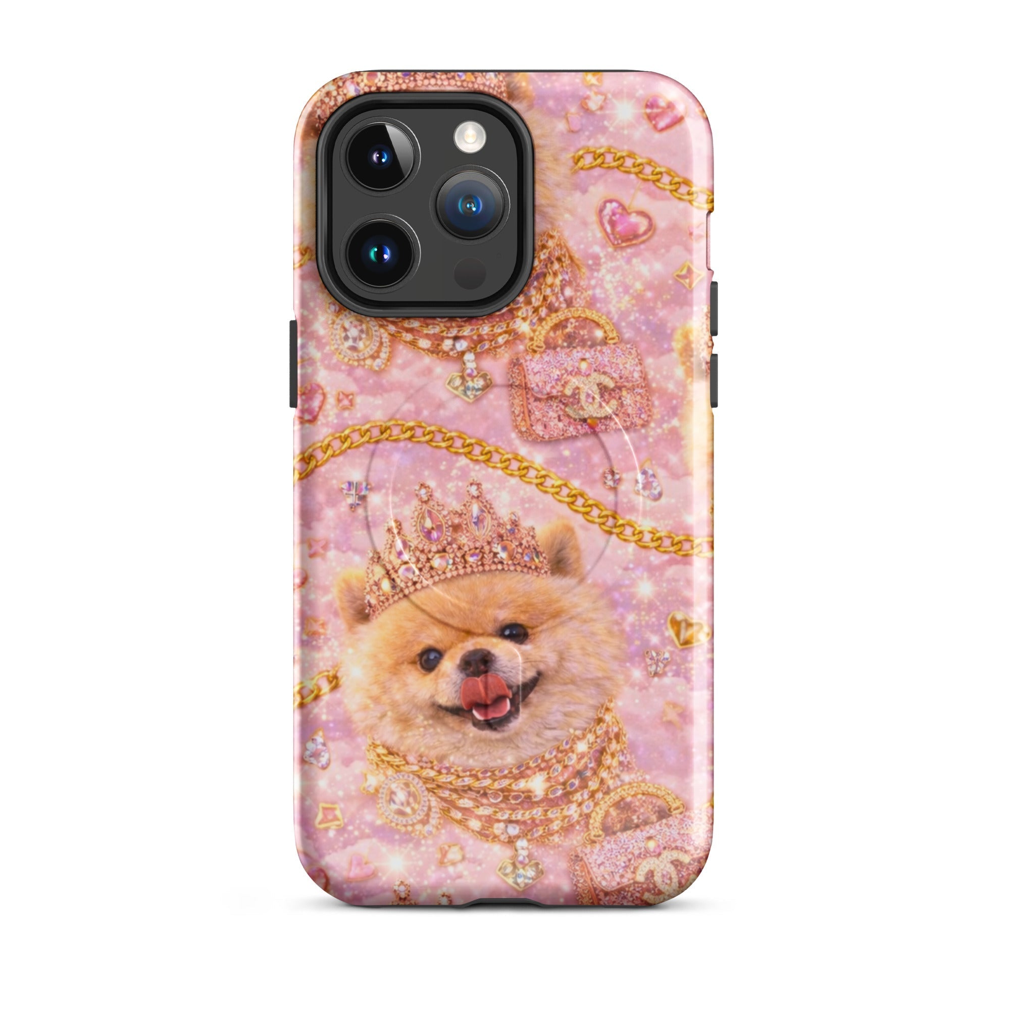 Kiko Glam Samsung Handyhülle 👑🐶 | Luxury Hardcase Pink Gold | Limited Edition - CGE Teddy Couture