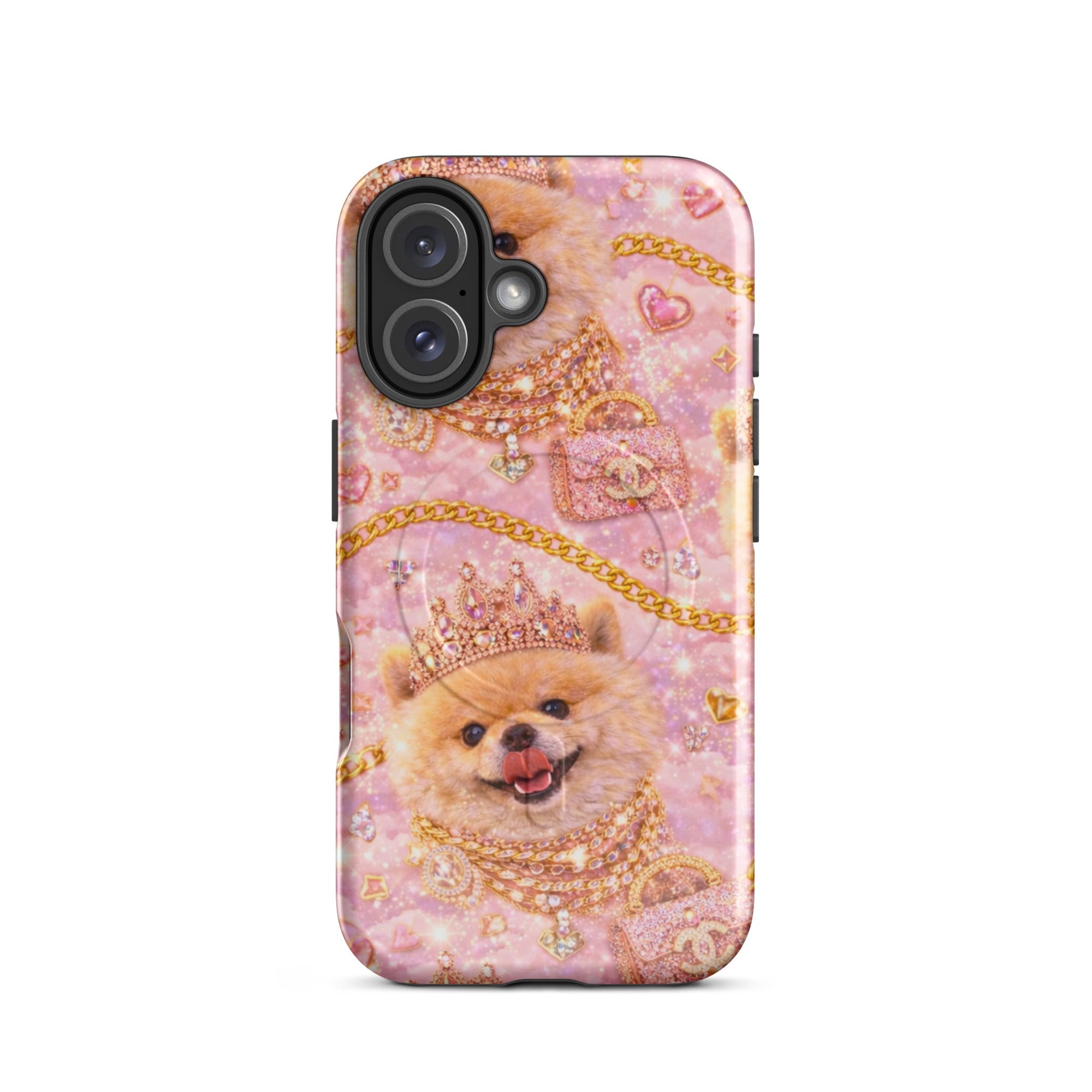 Kiko Glam Samsung Handyhülle 👑🐶 | Luxury Hardcase Pink Gold | Limited Edition - CGE Teddy Couture