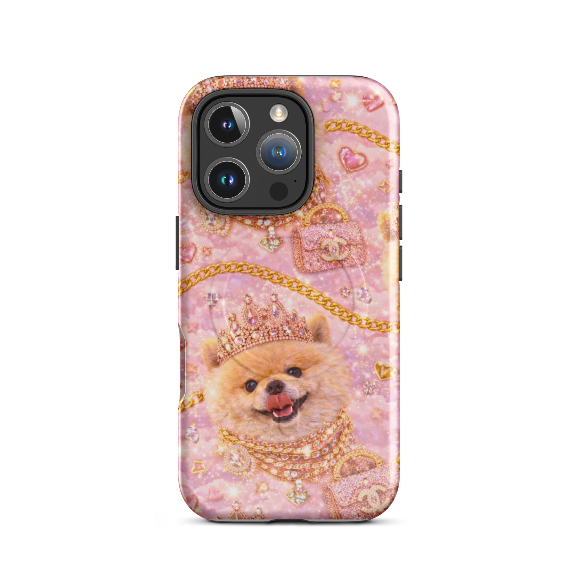 Kiko Glam Samsung Handyhülle 👑🐶 | Luxury Hardcase Pink Gold | Limited Edition - CGE Teddy Couture