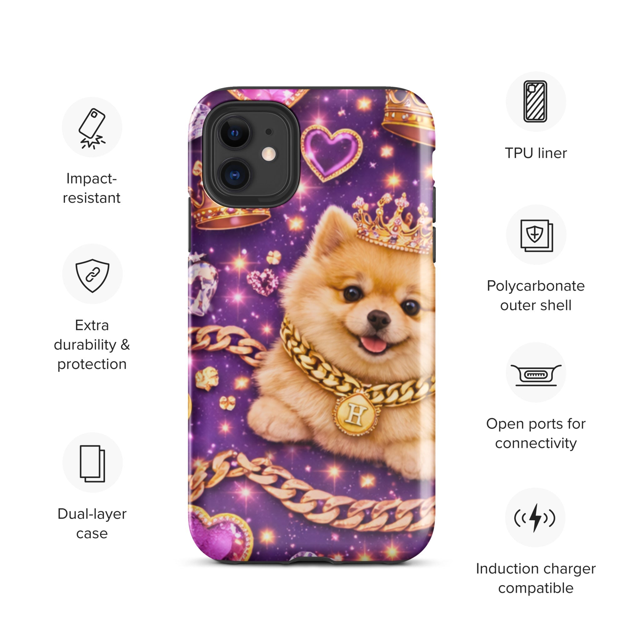 KIKO ROYAL iPhone CASE 📱👑 | CGE Luxury Edition - CGE Teddy Couture