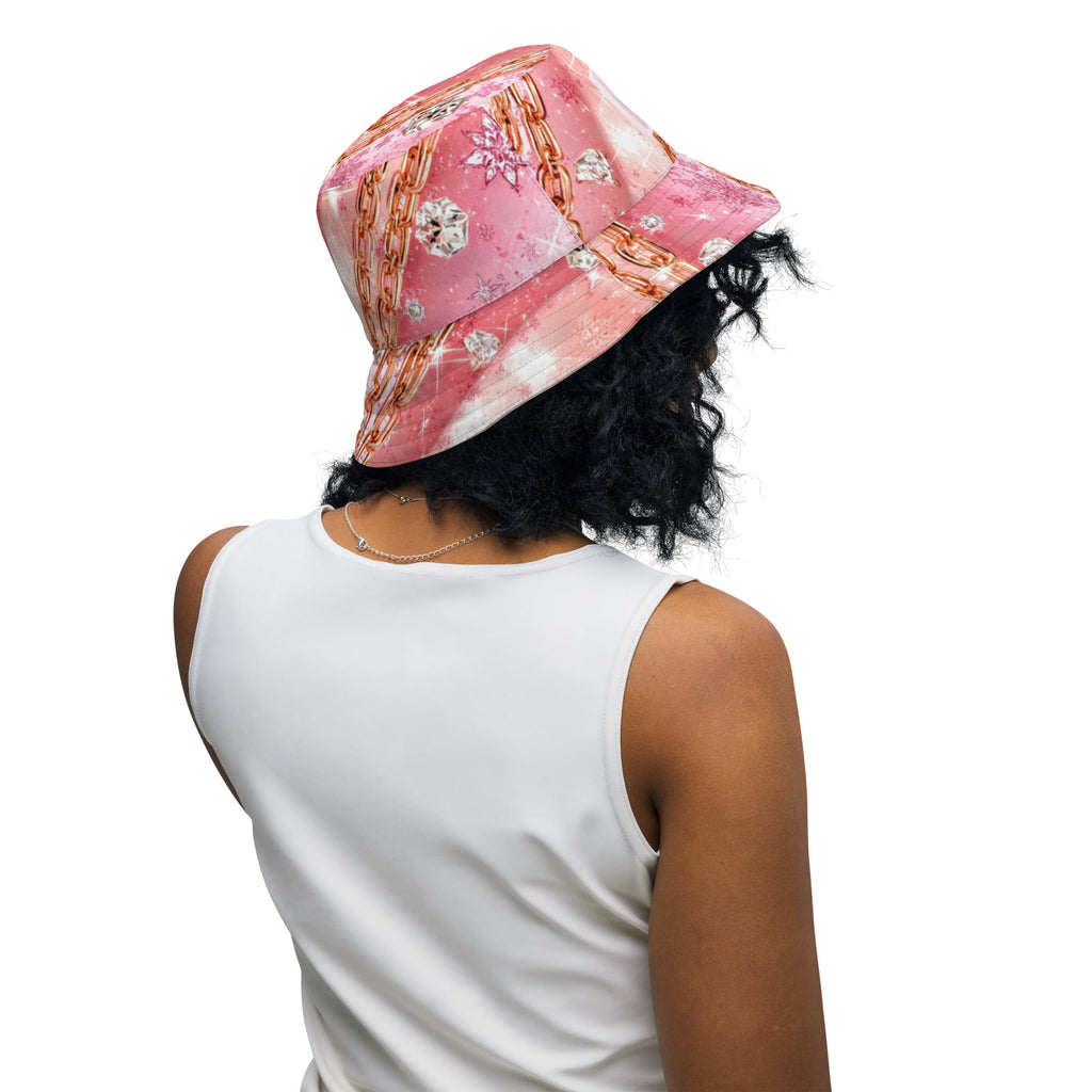 Luxury Chain Bucket Hat – Glam Streetstyle Sonnenhut | Gold Chain Design | Boss Babe Statement Hat - CGE Teddy Couture